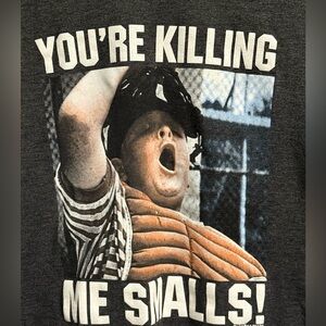 The Sandlot “You’re Killing Me Smalls” Graphic Tee Large, gray